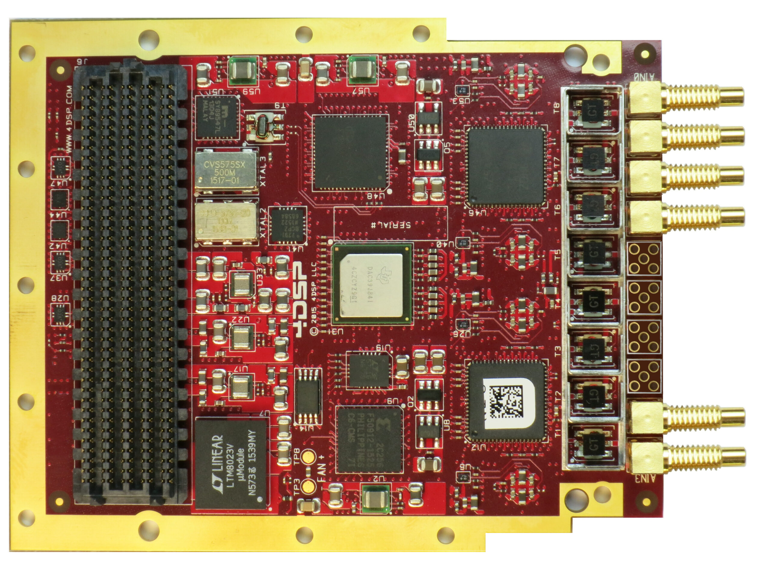 FMC123 - 4-Channel 16-Bit ADC up to 1.00 GSPS | HPC ADC Board ...