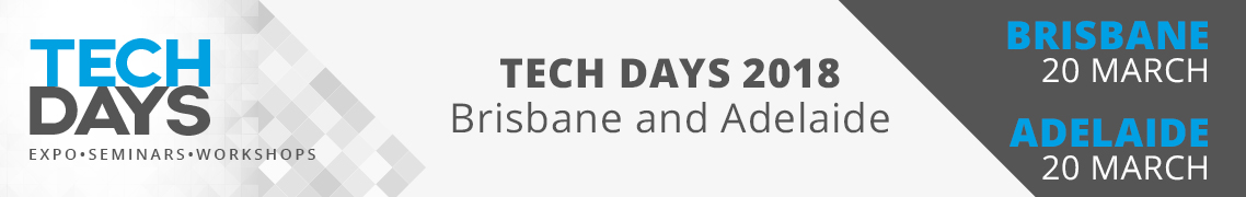 Tech Days 2018 Banner