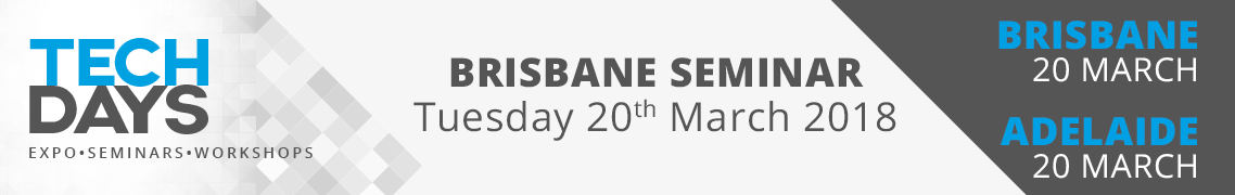Tech Days Brisbane Banner
